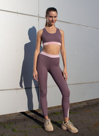 Tight Falmouth Purple Gray/Rosa – High-Waist Leggings ECONYL® — Ansicht 1