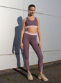 Tight Falmouth Purple Gray/Rosa – High-Waist Leggings ECONYL®