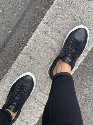 kūlson Sneaker "Piano" | Sustainable style | Cowhide leather &amp; recycled sole