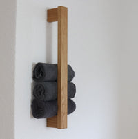 Towel rail MANUS – Solid oak handcrafted — Ansicht 5