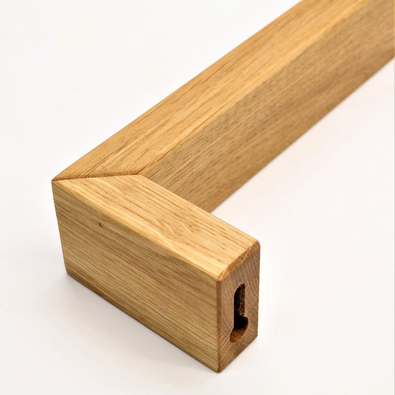 PLENAS Oak Solid Wood Towel Holder — Ansicht 6