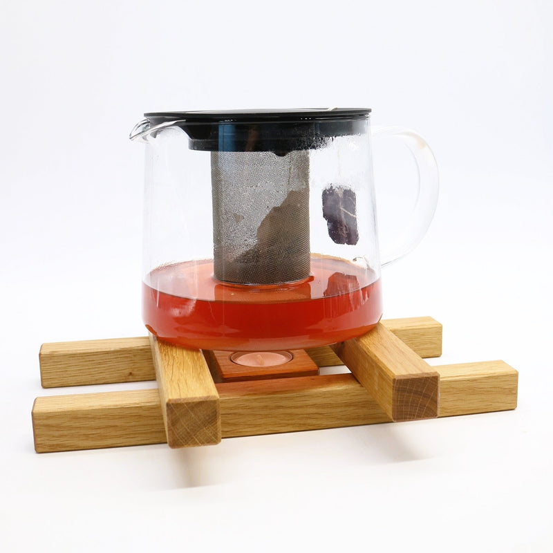 Teapot warmer TOTO – handcrafted oak — Ansicht 1