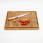 Stirnholz Schneidebrett Grano Eiche – 41 × 28 cm, handgefertigt