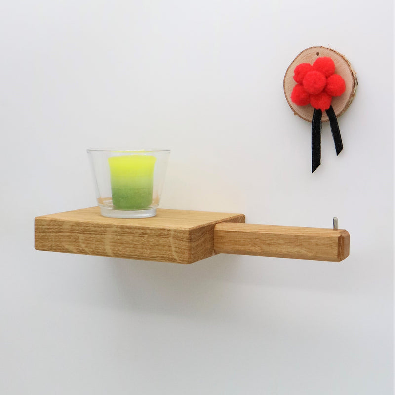 Toilet Paper Holder LEO Made of Oak – Handmade — Ansicht 8
