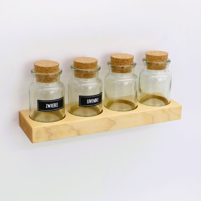 Wooden spice rack SPICO – 8 or 4 jars — Ansicht 19