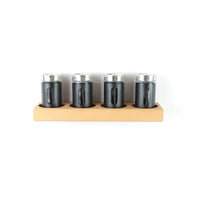 SPEZIE spice rack with wooden shakers — Ansicht 26