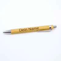 Ballpoint Pen PINE Bamboo Engraved — Ansicht 1