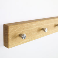 VESTAS Solid Wood Coat Rack – Oak, handcrafted — Ansicht 5
