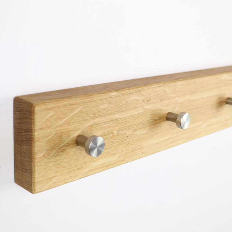 VESTAS Solid Wood Coat Rack – Oak, handcrafted — Ansicht 5