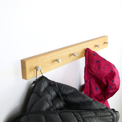 VESTAS Solid Wood Coat Rack – Oak, handcrafted