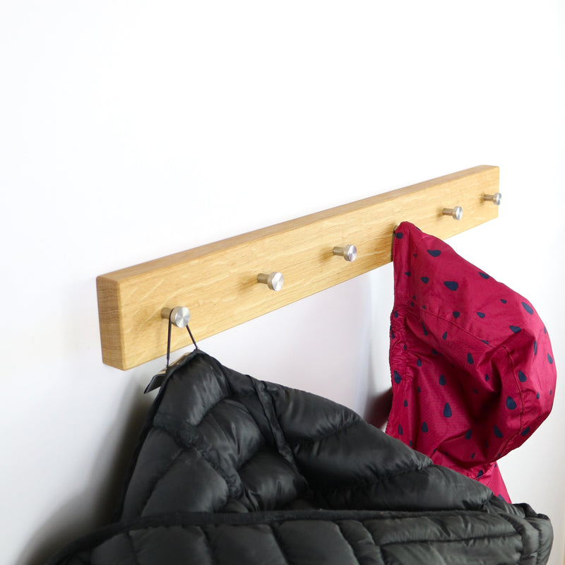 VESTAS Solid Wood Coat Rack – Oak, handcrafted — Ansicht 3
