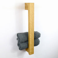 Towel rail MANUS – Solid oak handcrafted — Ansicht 1