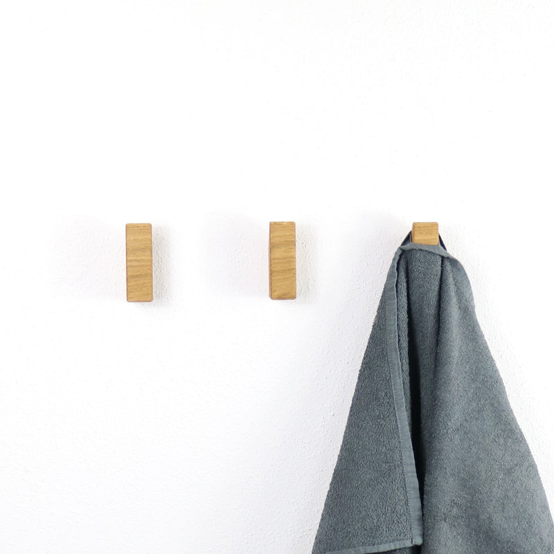 Wandhaken Kleiderhaken Set EMIL aus Massivholz – 3er Pack — Ansicht 4