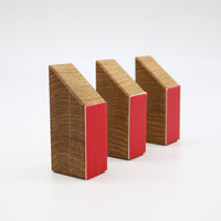 Wandhaken Kleiderhaken Set EMIL aus Massivholz – 3er Pack — Ansicht 7