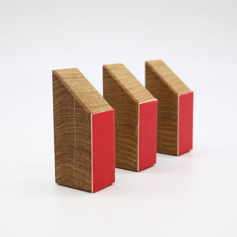 Wandhaken Kleiderhaken Set EMIL aus Massivholz – 3er Pack — Ansicht 7