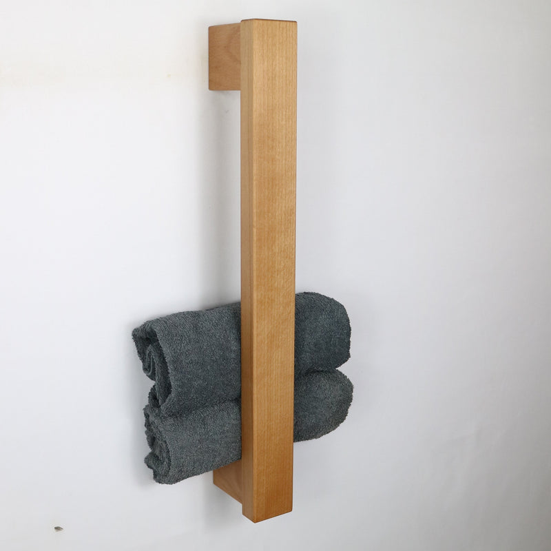 Towel rail MANUS – Solid oak handcrafted — Ansicht 3