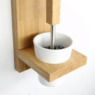 Toilettenbürstenhalter LARA aus Holz