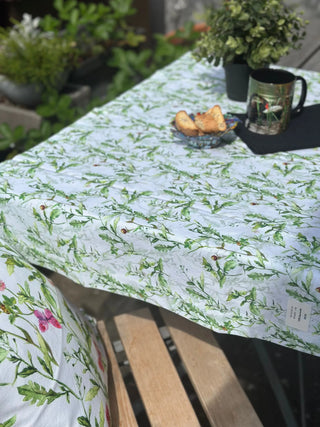 Tischwäsche – Florales Frühjahrsdesign I | 100 % Baumwolle | Handarbeit aus Vorarlberg