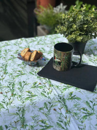 Tischwäsche Florales Frühjahrsdesign – 100 % Baumwolle Handarbeit Vorarlberg — Ansicht 3