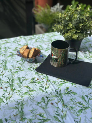 Tischwäsche – Florales Frühjahrsdesign I | 100 % Baumwolle | Handarbeit aus Vorarlberg