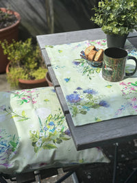 Tischwäsche Florales Frühjahrsdesign II – 100 % Baumwolle, Handarbeit Vorarlberg — Ansicht 1