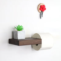 Toilet Paper Holder LEO Made of Oak – Handmade — Ansicht 6