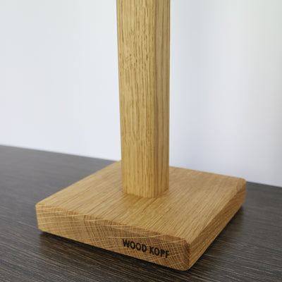 LUNA oak kitchen roll holder – Handmade