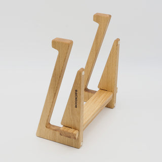 Laptop-Ständer „Elevate“ – Ergonomisch | Massivholz Eiche | Rutschfest