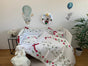 Gitterbett Set Dornröschen – 8-teilige Babybettwäsche aus Mako-Baumwolle
