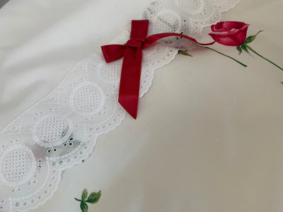 Kinderbettwäsche Set Dornröschen 100% Baumwolle Satin OEKO-TEX