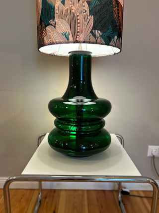 Vintage Doria Leuchte aus Opalglas – Bodenlampe | Mid Century Design | Handgefertigter Schirm