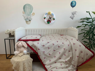 Kinderbettwäsche Set Rudolf – 100% Baumwolle | Seidig glänzend | Pflegeleicht