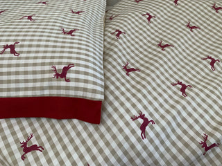 Kinderbettwäsche Set Rudolf – 100% Baumwolle | Seidig glänzend | Pflegeleicht