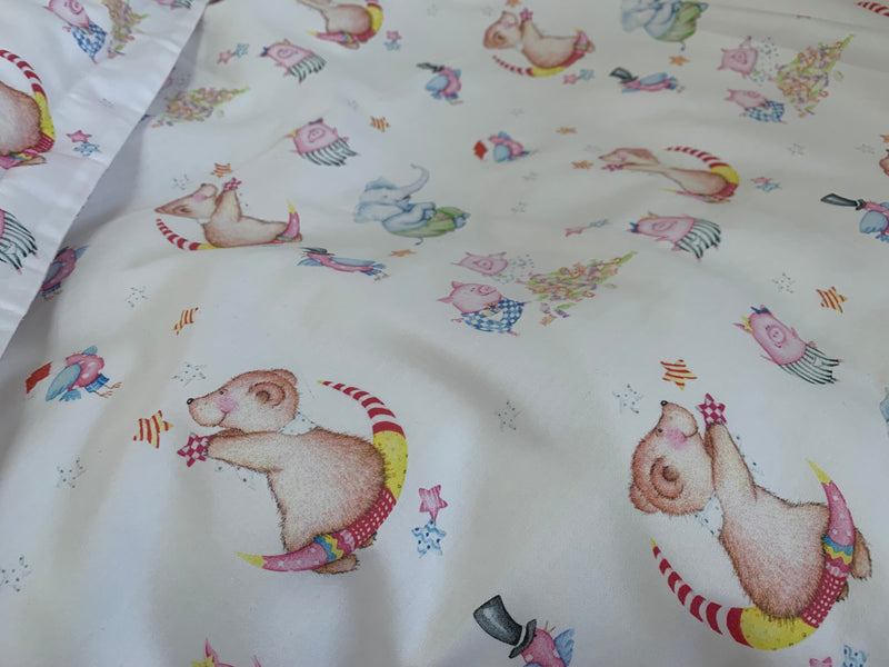 Kinderbettwäsche-Set Sweet Animal – 100 % Baumwolle, OEKO-TEX zertifiziert, Handgefertigt — Ansicht 3
