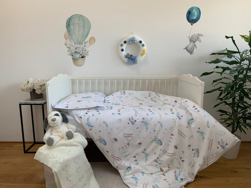Kinderbettwäsche Set Robin – 100% Baumwolle, OEKO-TEX, Made in Austria — Ansicht 1