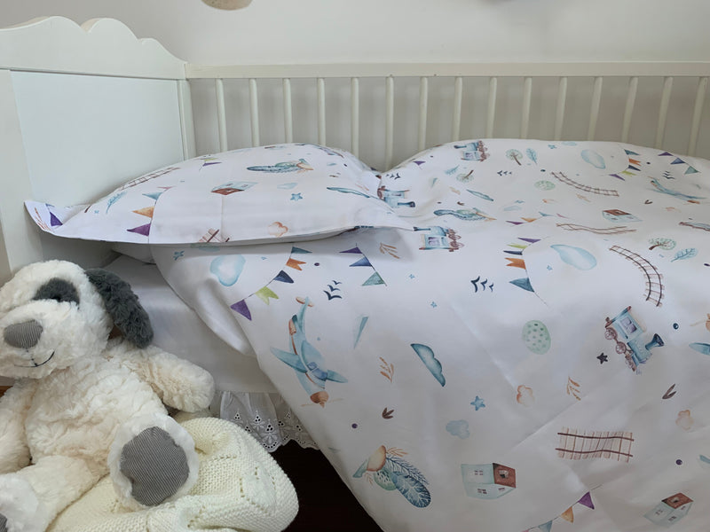 Kinderbettwäsche Set Robin – 100% Baumwolle, OEKO-TEX, Made in Austria — Ansicht 2