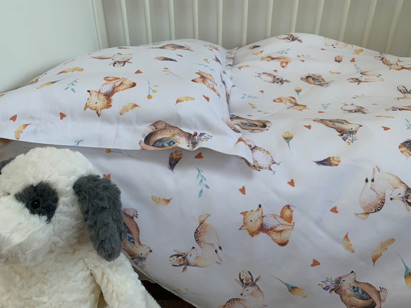 Kinderbettwäsche-Set Forest – 100 % Baumwolle | Nachhaltig | Hautfreundlich — von der Thannen Luxury Bedding