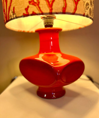 Mid Century Table Lamp Vintage Sideboard Lamp Goebel Design Restored Electrics