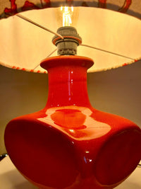 Mid Century Table Lamp Vintage Sideboard Lamp Goebel Design Restored Electrics — Ansicht 7