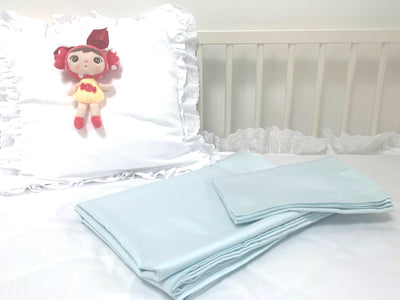 Kids Bedding Set Solid Color 100% Cotton Sateen OEKO-TEX