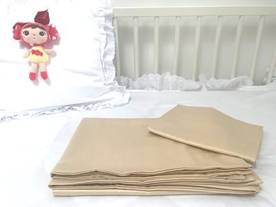 Kids Bedding Set Solid Color 100% Cotton Sateen OEKO-TEX