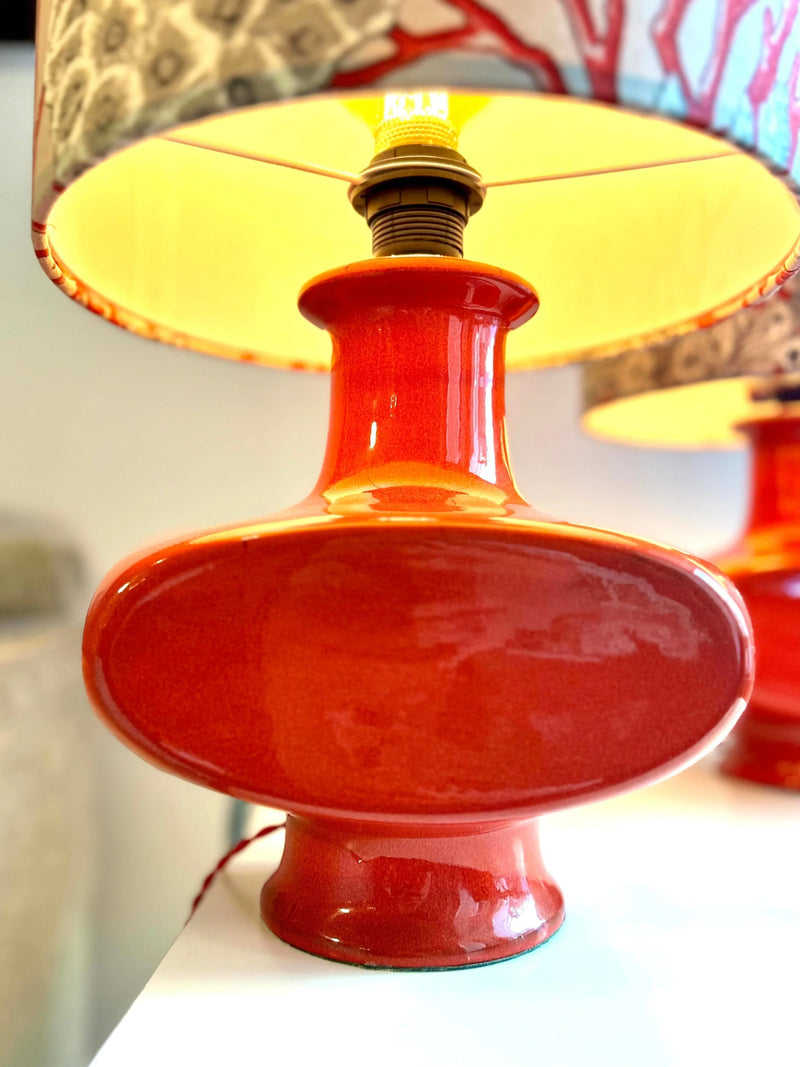 Mid Century Table Lamp Vintage Sideboard Lamp Goebel Design Restored Electrics — Ansicht 10