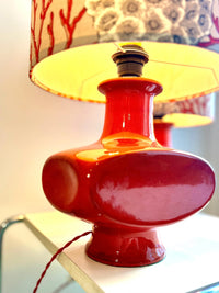 Mid Century Table Lamp Vintage Sideboard Lamp Goebel Design Restored Electrics — Ansicht 11