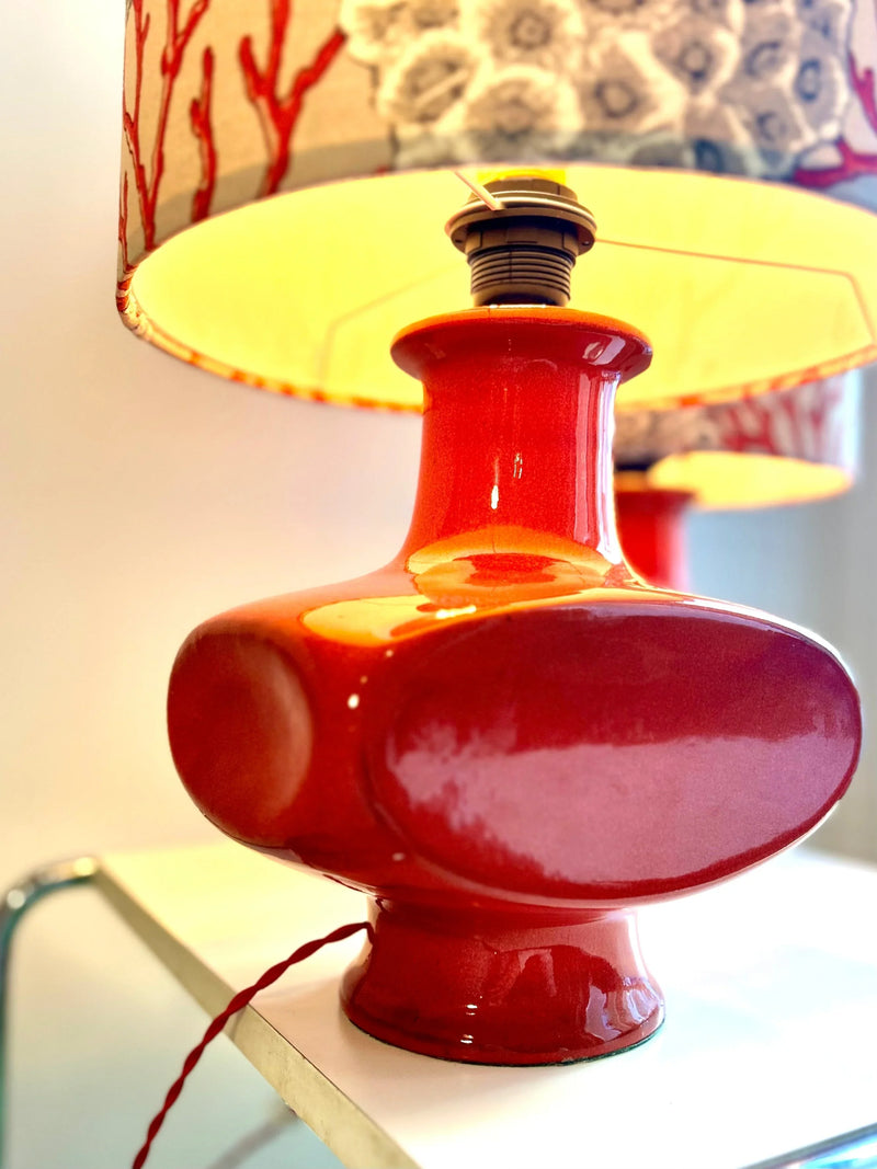 Mid Century Table Lamp Vintage Sideboard Lamp Goebel Design Restored Electrics — Ansicht 11