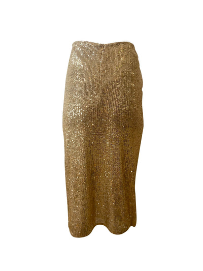Rock Sustainable Fabric Shain – Midirock aus recyceltem Polyester | Elegante Silhouette