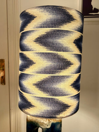 XL table lamp made from a rare fireplace vase by Uebelacker