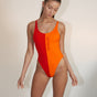 MOROCCAN HEAT One Piece Swimsuit High Leg Cut Recyceltes ECONYL®