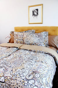 Gustav Duvet Cover Set – 100% Cotton, Sateen 300 TC, Easy Iron — Ansicht 5