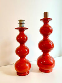 Space Age Floor Lamp Kaiser Leuchten Fire Red – Bubble Design Original Kaiser Idell — Ansicht 15