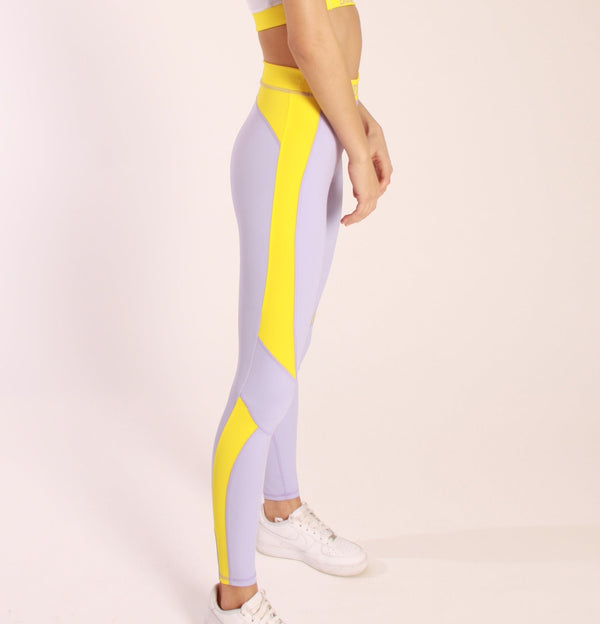 Tight Volcano Lavendel High Waist Sporthose Trainingshose